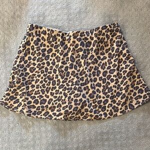 Leopard Print Women's Skirt